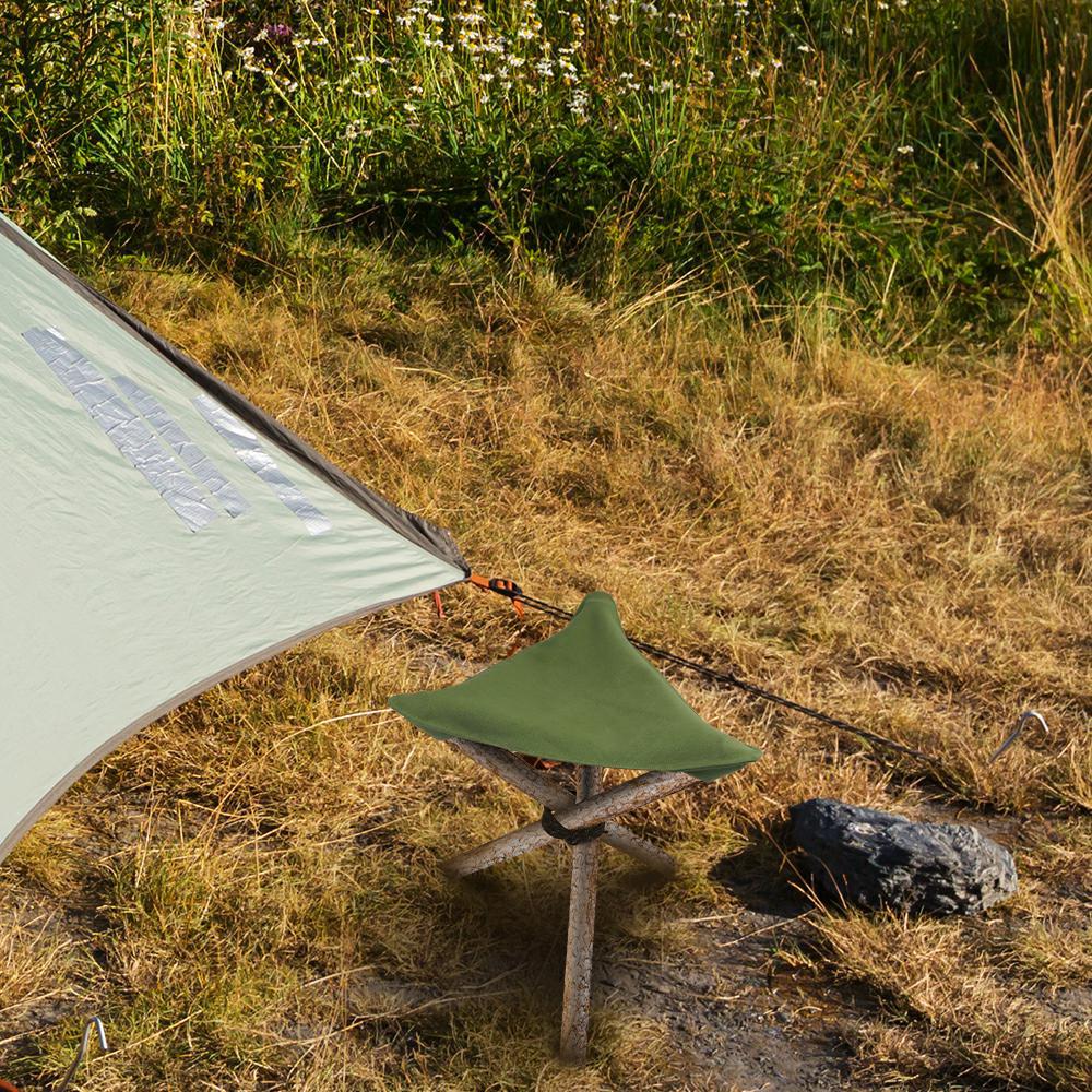 Portable Triangular Stool Cloth for Camping