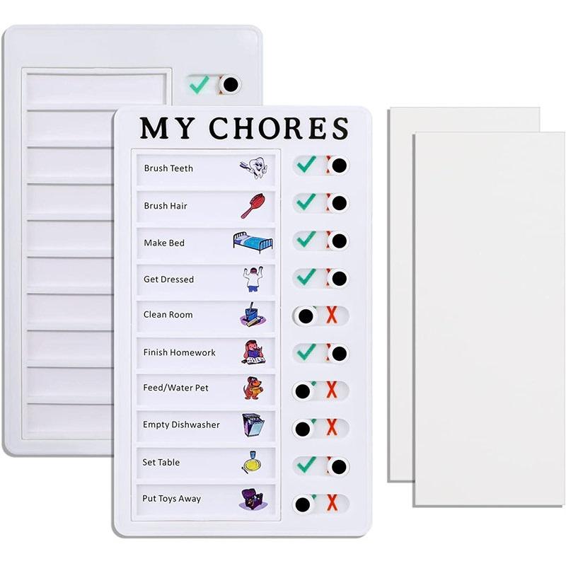 Chore Chart Memo Board Daily Reminder for School Home Office