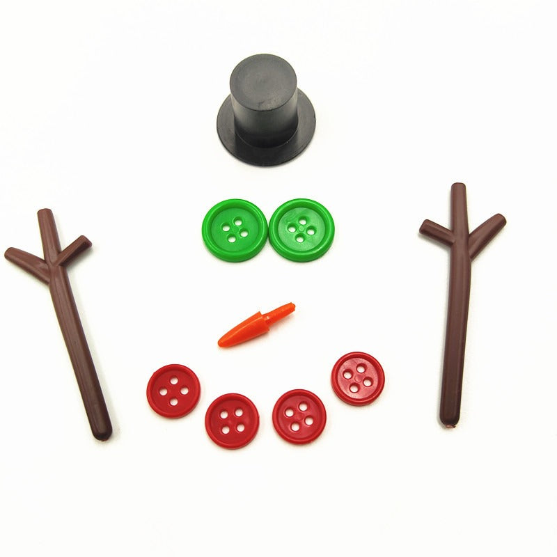 10pcs Interactive Christmas Snowman Toy Set with Accessories
