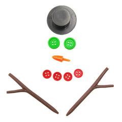10pcs Interactive Christmas Snowman Toy Set with Accessories