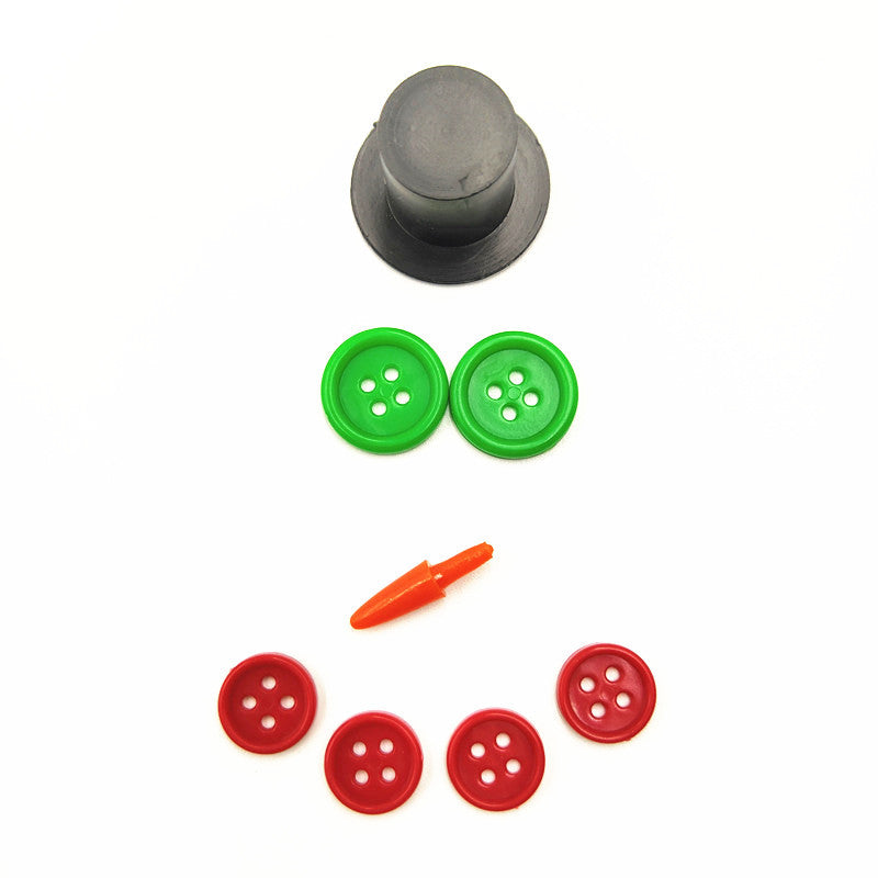 10pcs Interactive Christmas Snowman Toy Set with Accessories