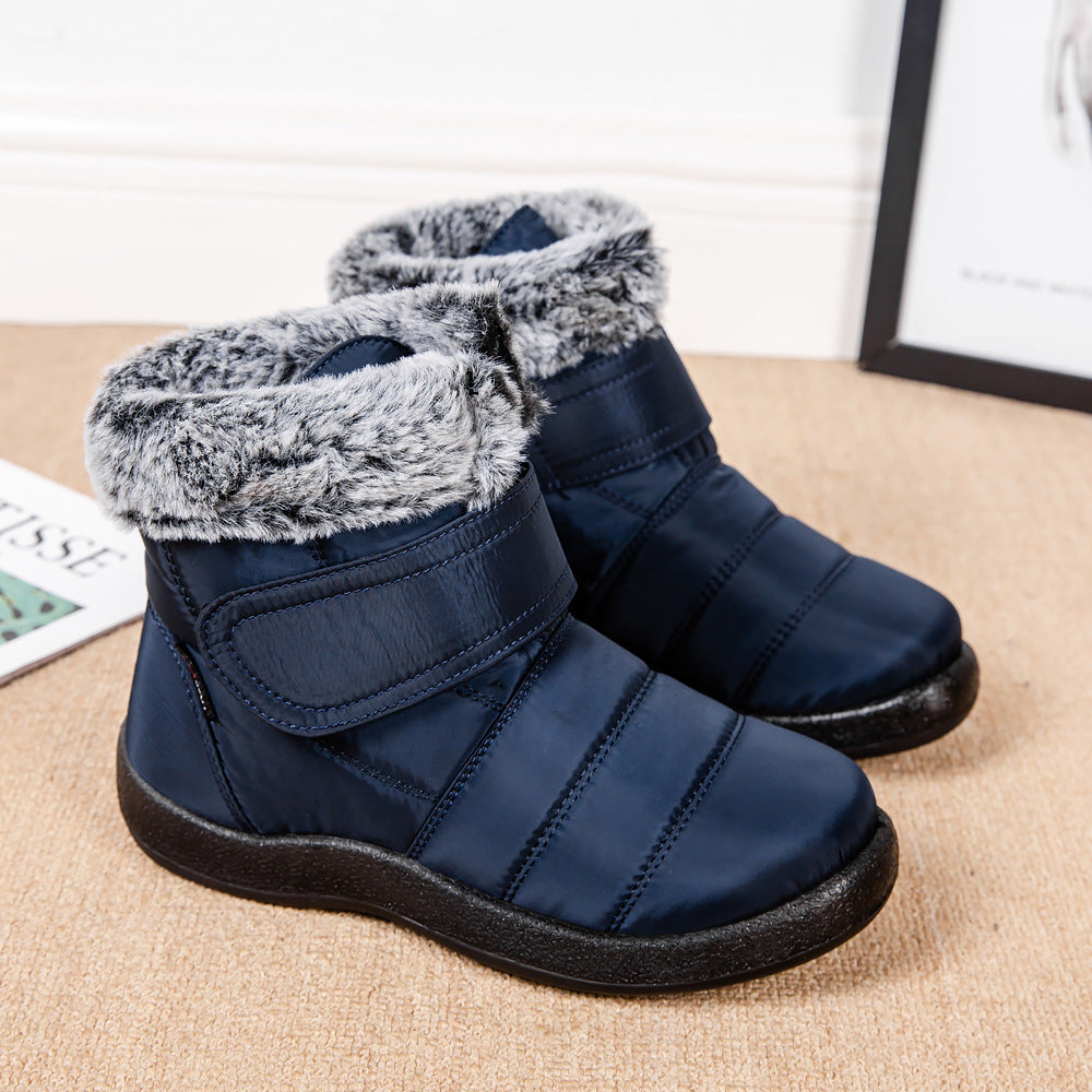 Women's Waterproof Snow Boots Fleece Lining Thermal Ankle Boots