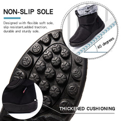 Women's Waterproof Snow Boots Fleece Lining Thermal Ankle Boots