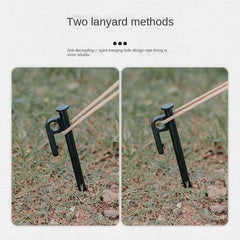 8pcs Tent Ground Nails Steel Nails Outdoor Camping Accessories