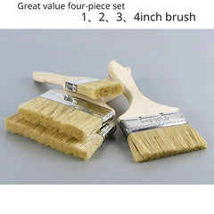 Multifunctional Hair Brush Real Animal Bristle Paint Brush