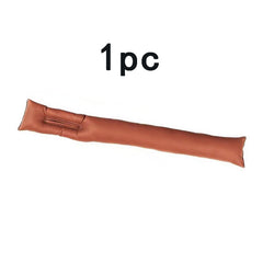1pc Car Seat Gap Strips PU Leather Filler Side Leak-proof Spacer