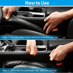 1pc Car Seat Gap Strips PU Leather Filler Side Leak-proof Spacer