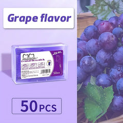 50pcs Disposable Floss, Fruit Flavor, Home Pack