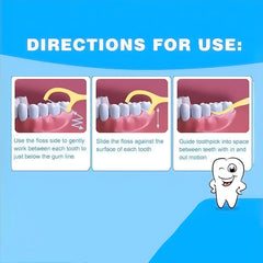 50pcs Disposable Floss, Fruit Flavor, Home Pack