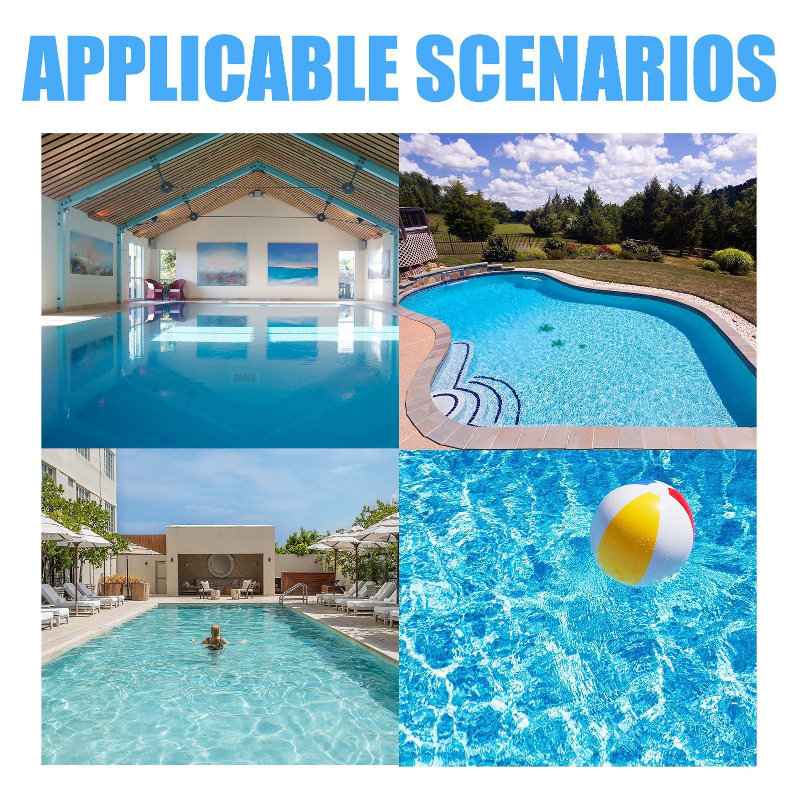 Swimming Pool Cleaning Tablet Set - Instant Decontamination