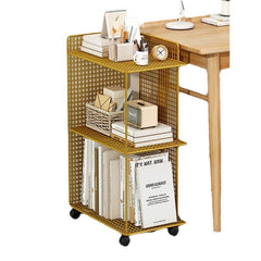 Floor Book Storage Rack With Movable Bookshelf
