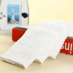 8pcs Soft Cotton Washcloths Handkerchiefs Small Square Towel
