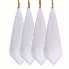 8pcs Soft Cotton Washcloths Handkerchiefs Small Square Towel