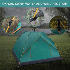 Pop Up Camping Tent Double Layer Portable Automatic Tent Waterproof