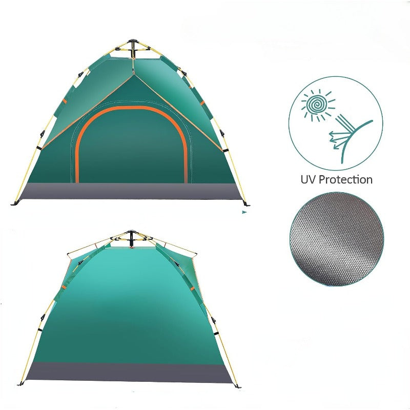 Pop Up Camping Tent Double Layer Portable Automatic Tent Waterproof