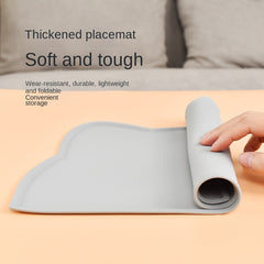 Cloud Shaped Cat Dog Food Mat Waterproof Silicone Feeding Mat