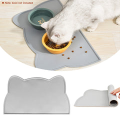 Cloud Shaped Cat Dog Food Mat Waterproof Silicone Feeding Mat