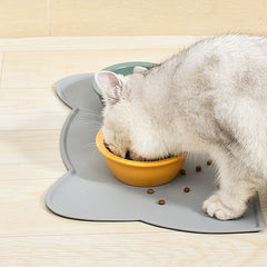 Cloud Shaped Cat Dog Food Mat Waterproof Silicone Feeding Mat