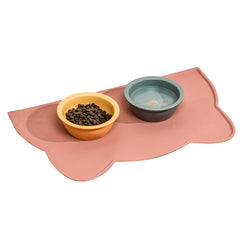 Cloud Shaped Cat Dog Food Mat Waterproof Silicone Feeding Mat