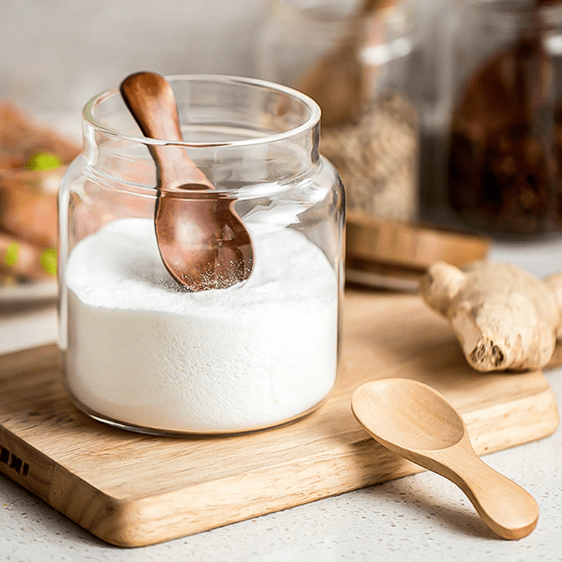Wooden Spice Spoon Small Ice Cream Coffee Spoon Household Seasoning Spoon