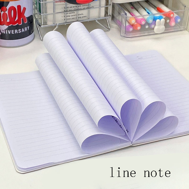 A5 Coil Landscape Notebook Horizontal Line Learning Book