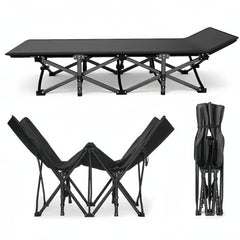 Portable Folding Bed for Outdoor Camping, Office Nap, Beach Travel