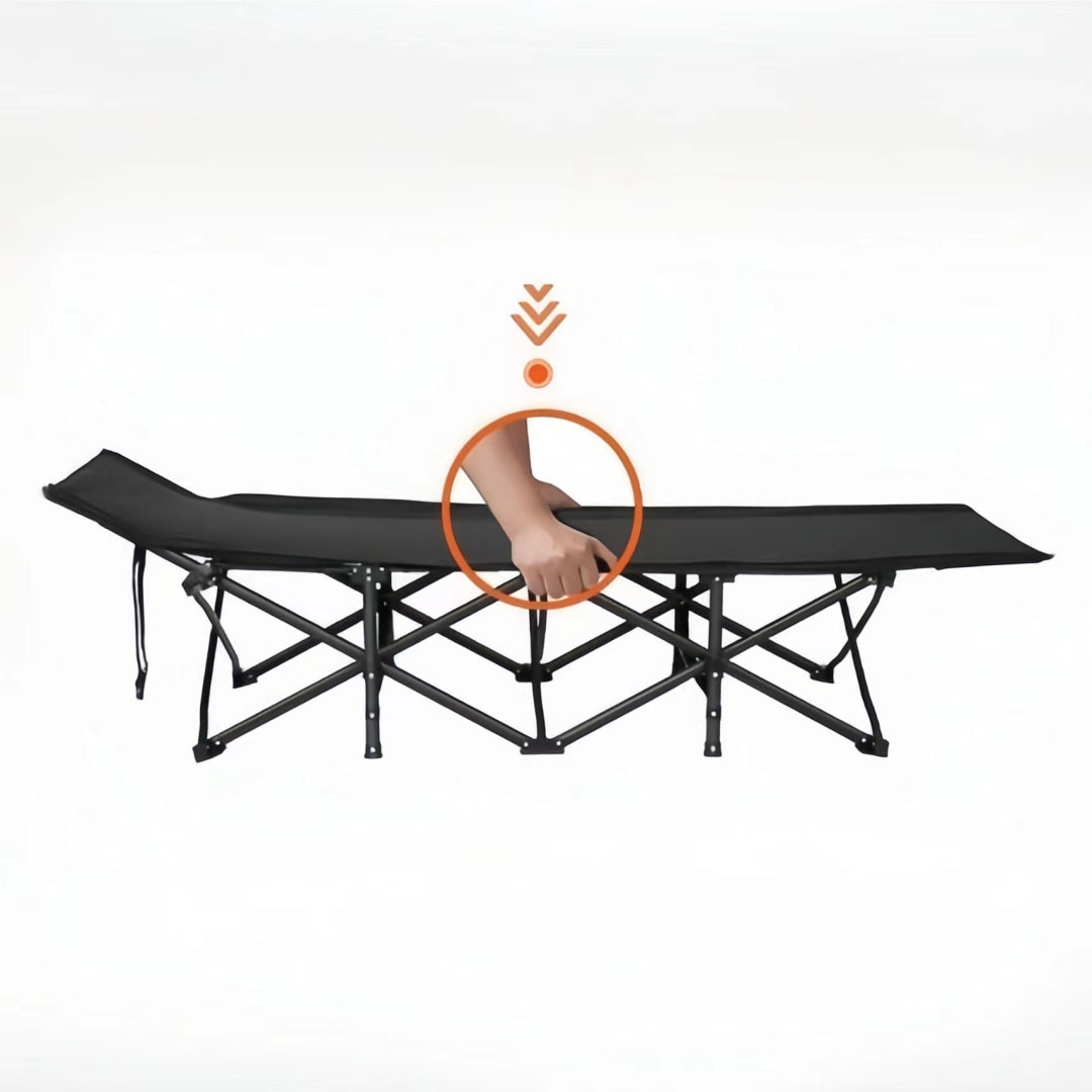 Portable Folding Bed for Outdoor Camping, Office Nap, Beach Travel