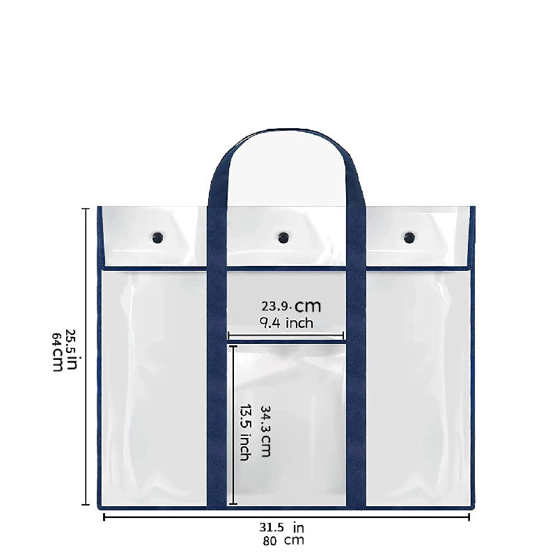 Large Capacity Drawing Board Bag, PVC File Storage Bag