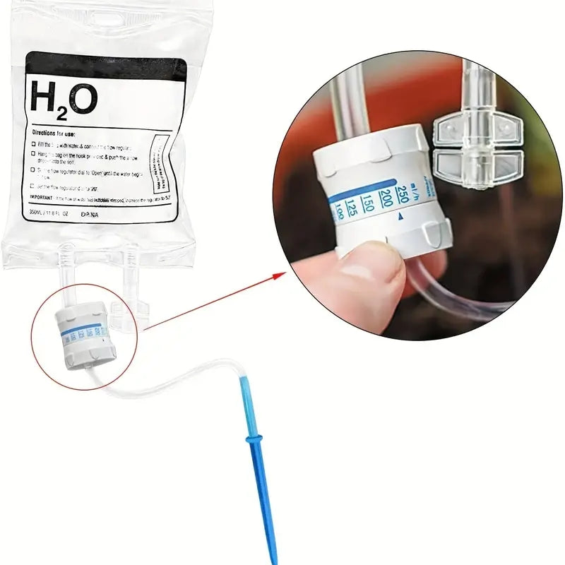 Automatic Flower Watering Device Adjustable Flow Plant Watering Bag 350ml