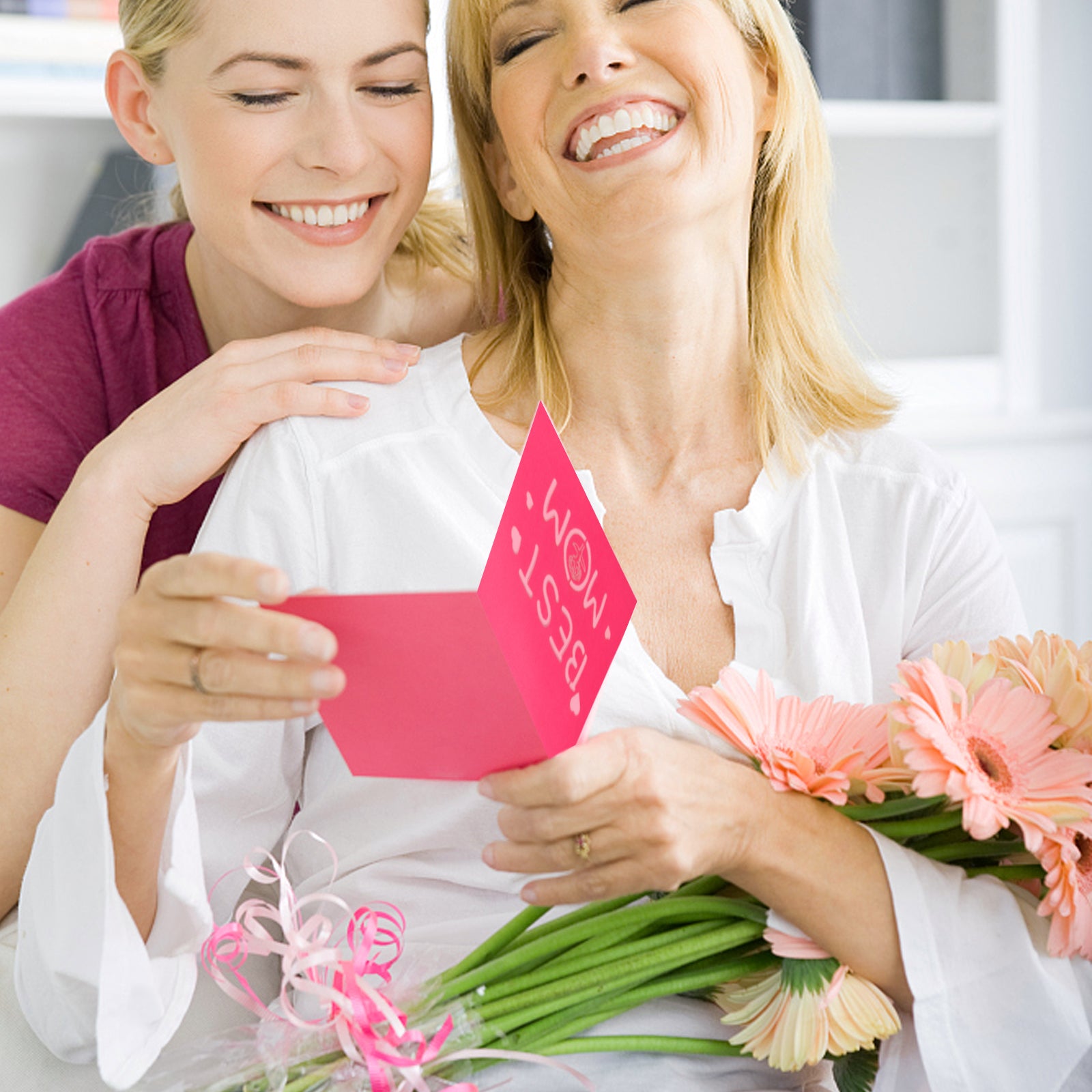 3D Pop Up Card 'Best Mom' Mother For Mother's Card With Envelope