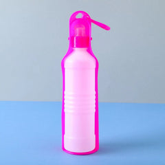 Portable Dog Water Bottle with Foldable Feeder