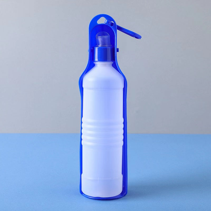 Portable Dog Water Bottle with Foldable Feeder