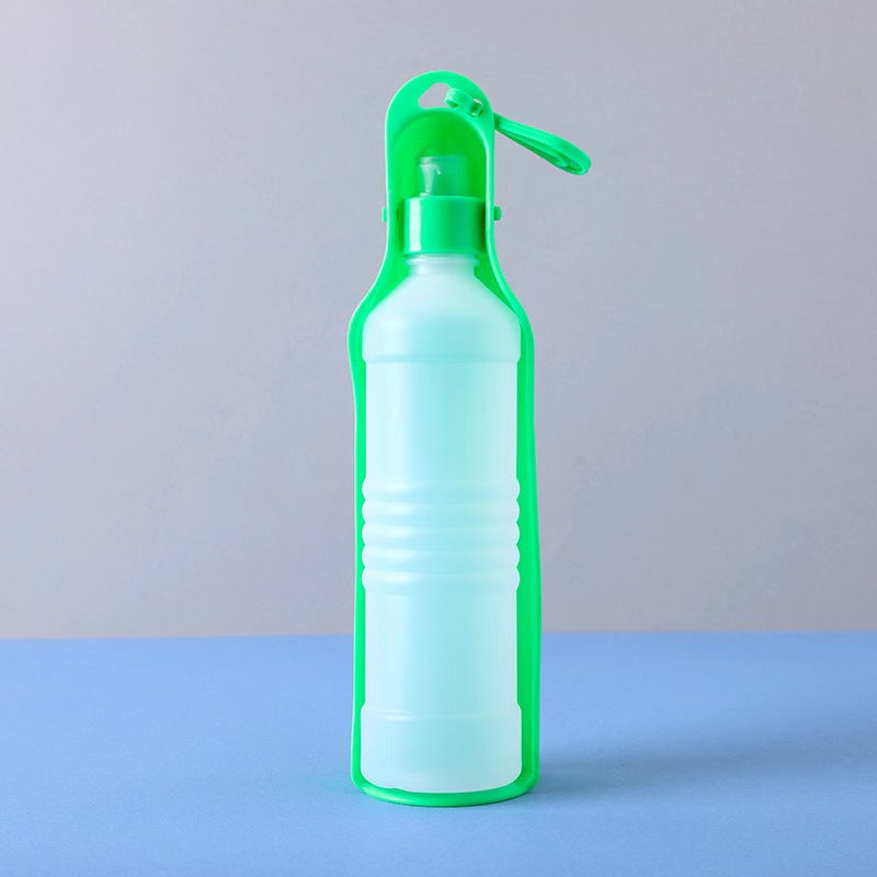Portable Dog Water Bottle with Foldable Feeder