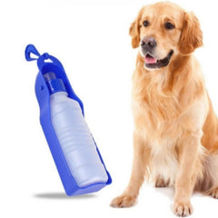 Portable Dog Water Bottle with Foldable Feeder