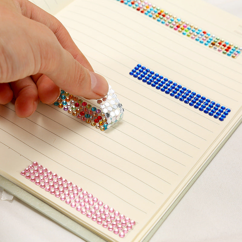 Acrylic Diamond Tape DIY Photo Album Decoration Crystal Sticker Border