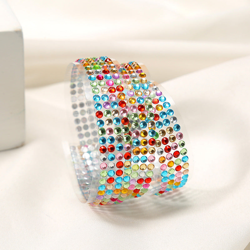 Acrylic Diamond Tape DIY Photo Album Decoration Crystal Sticker Border