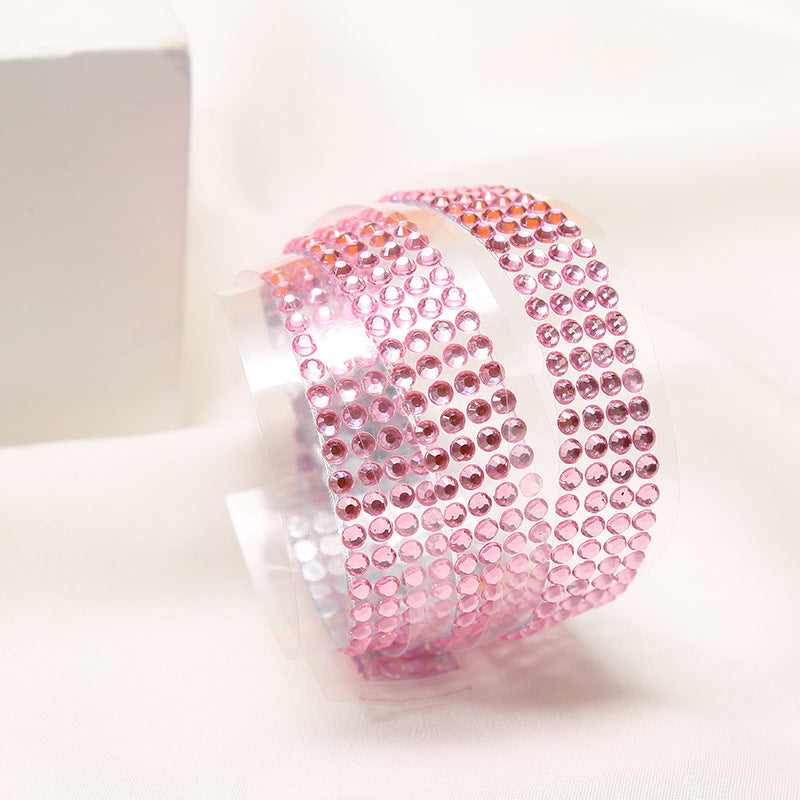 Acrylic Diamond Tape DIY Photo Album Decoration Crystal Sticker Border