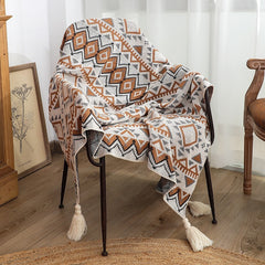 Sunlight Blanket Knitted Bohemian Blanket Nap Sofa Blanket