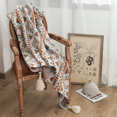 Sunlight Blanket Knitted Bohemian Blanket Nap Sofa Blanket