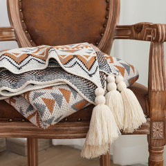 Sunlight Blanket Knitted Bohemian Blanket Nap Sofa Blanket