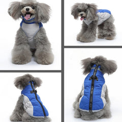 Dog Winter Warm Coat Soft Thickened Pet Clothes Dog Jacket With Zipper