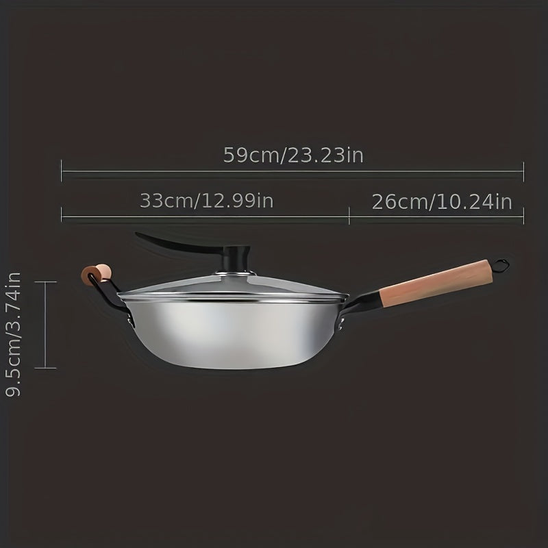 Nonstick Frying Pan With Lid Skillet Induction Compatible