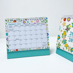 English Creative 18-Month Calendar, 365-Day Countdown