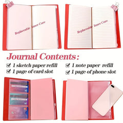 Leather Notebook: Birthday Gift for Friend