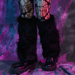Plush Leg Warmers Knee High Socks Women's Stockings