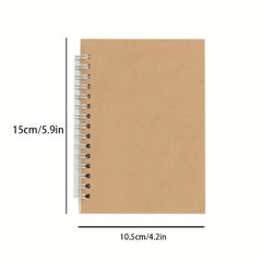 100 Pages Spiral Coil Notebook Sketch Pad Memo Notepad