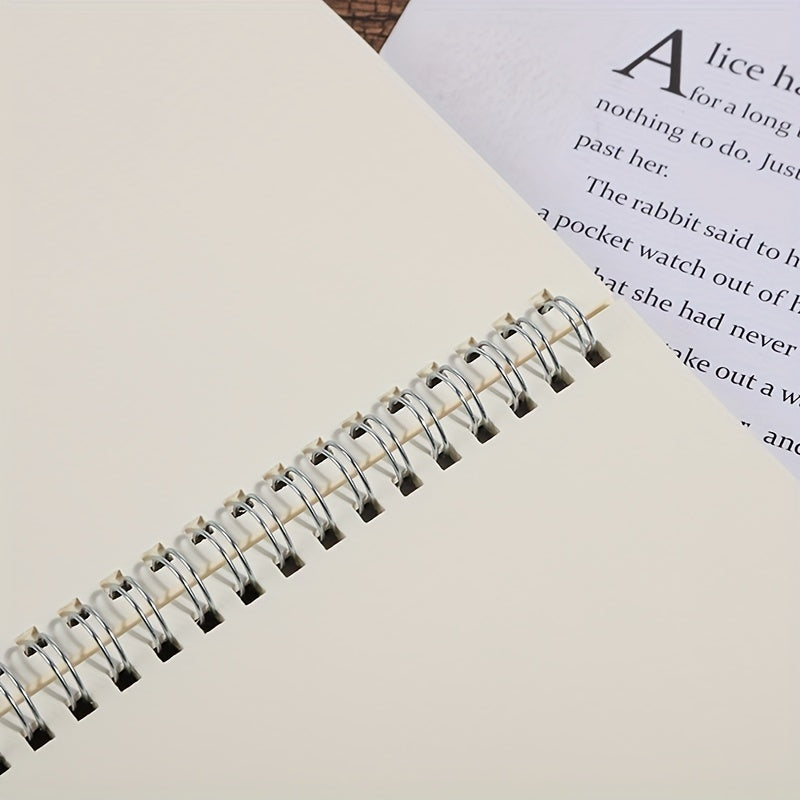 100 Pages Spiral Coil Notebook Sketch Pad Memo Notepad