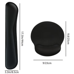 Ergonomic Mouse Pad with Wrist Support Keyboard Wrist Rest Set
