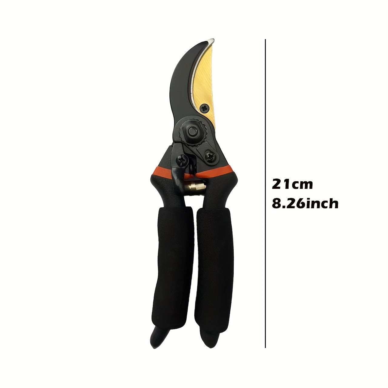 Flower Trimming Pruning Shears w/ Soft Grip Handle - Garden Maintenance Tool