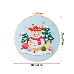 Christmas Series Embroidery Starter Kit for Beginners - Home Decor Kit